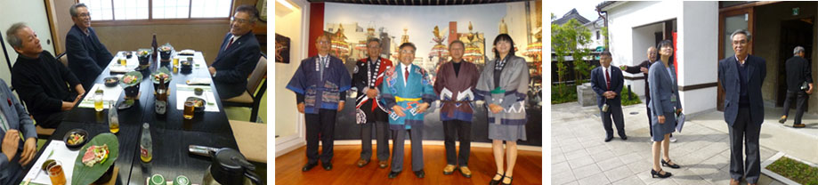 氷見地区 展示品見学 施設見学 食事会