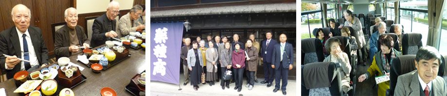 泊・入善支部 水墨画鑑賞 総会 昼食懇話会 施設見学